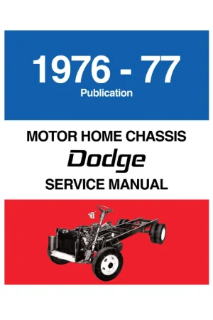 Service Manual for 1976-1977 Dodge Motor Home Exclusive Offer
